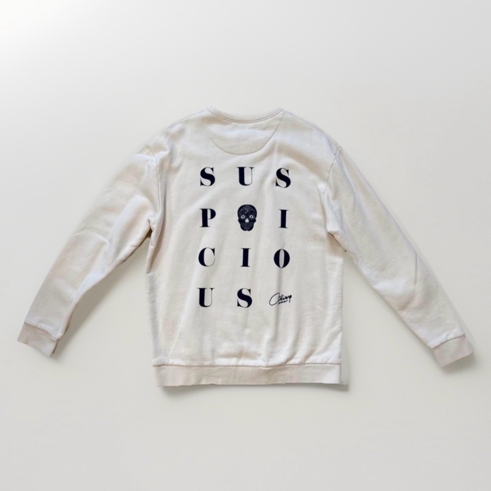 Suspicious Antwerp Tomorrowland  The Playground ORGANIC COTTON Sweatshirt SZ XS